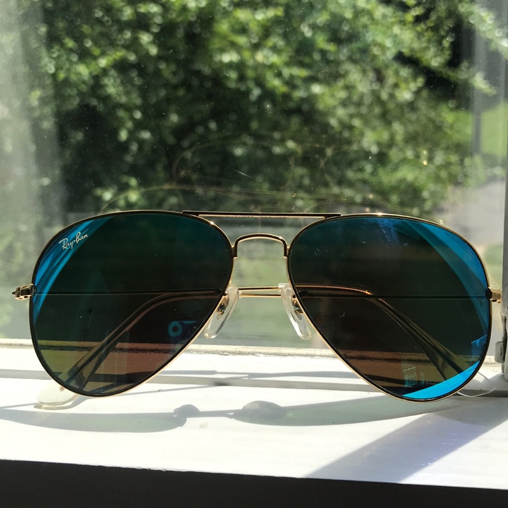 Ray Ban Reflective Aviators